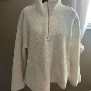 Old Navy 3/4 Zip Sherpa size XL